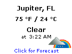 Click for Jupiter, Florida Forecast