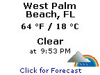 Click for West Palm Beach, Florida Forecast